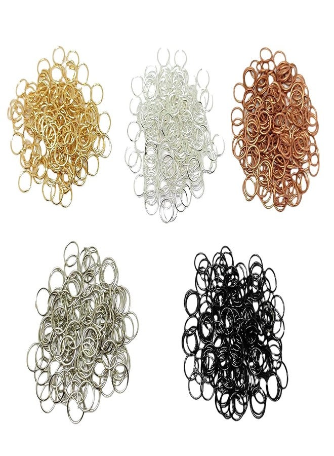 Excellentcrafts Open Jump Rings for Jewellery Making and Other Crafts (100 pcs) (7mm, Black) - Image 4